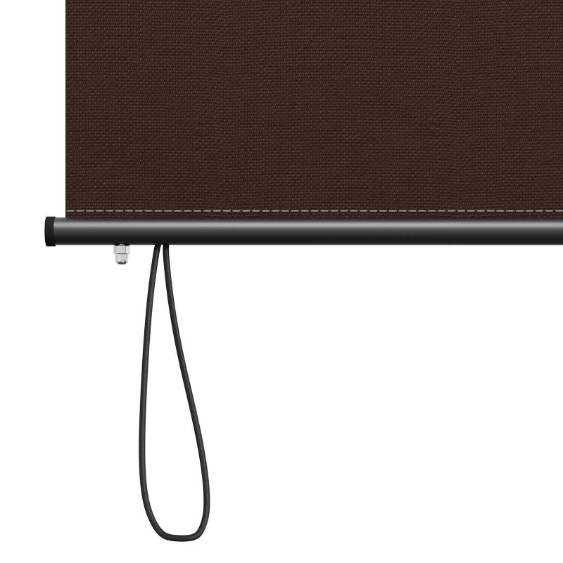 Roleta brązowy 120 x 250 cm Materiał i Aluminium