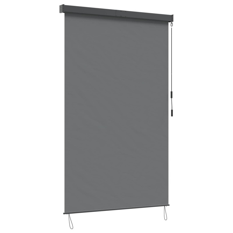 Roleta jasnoszary 120 x 250 cm Materiał i Aluminium