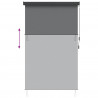 Roleta jasnoszary 120 x 250 cm Materiał i Aluminium