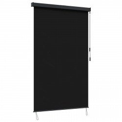 Roleta Czarny 180 x 250 cm Materiał i Aluminium