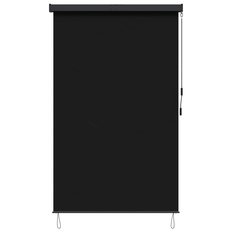 Roleta Czarny 180 x 250 cm Materiał i Aluminium