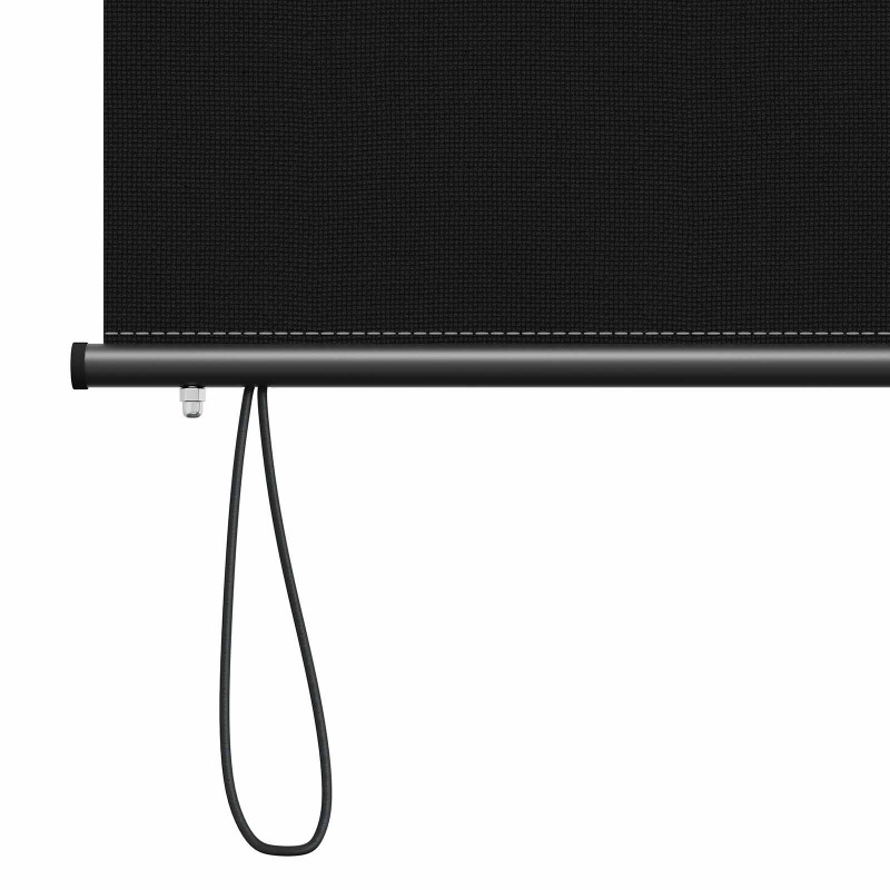 Roleta Czarny 180 x 250 cm Materiał i Aluminium