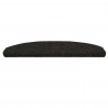 Samoprzylepne maty na schody 15 pcs Czarny 80 x 24,5 x 3,5 cm