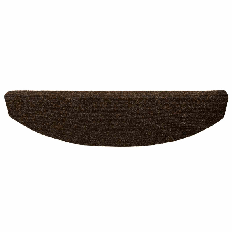 Samoprzylepne maty na schody 15 pcs brązowy 80 x 24,5 x 3,5 cm