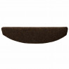 Samoprzylepne maty na schody 15 pcs brązowy 80 x 24,5 x 3,5 cm