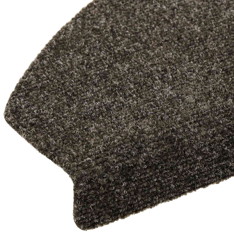 Samoprzylepne maty na schody Półokrąg 15 pcs antracytowy
