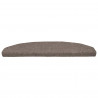 Samoprzylepne maty na schody 15 pcs Mokka 80 x 24,5 x 3,5 cm