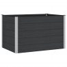 Podniesiona rabata ogrodowa Czarny 150 x 100 x 91 cm alu.
