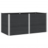 Podniesiona rabata ogrodowa Czarny 200 x 100 x 91 cm alu.