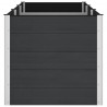 Podniesiona rabata ogrodowa Czarny 300 x 100 x 91 cm alu.