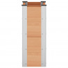 Podniesiona rabata ogrodowa brązowy 50 x 30 x 72 cm alu.