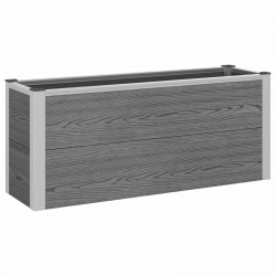 Podniesiona rabata ogrodowa Szary 100 x 30 x 22 cm