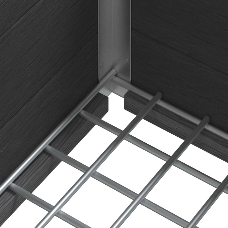 Podniesiona rabata ogrodowa Szary 100 x 30 x 22 cm