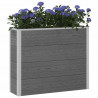 Podniesiona rabata ogrodowa Szary 100 x 30 x 22 cm