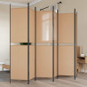 Ekspresowy 6-panelowy parawan Beżowy 300 x 200 cm tkanina