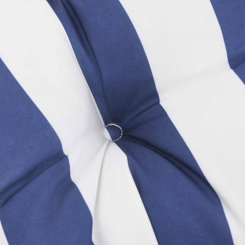 Poduszka na zewnątrz 6 pcs Niebieski i biały 120 x 50 x 7 cm