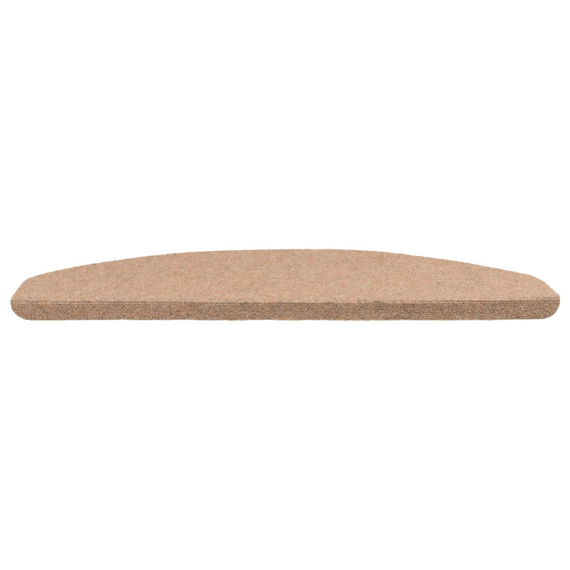Samoprzylepne maty na schody 15 pcs Beżowy 80 x 28 x 3,5 cm