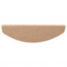 Samoprzylepne maty na schody 15 pcs Beżowy 80 x 28 x 3,5 cm