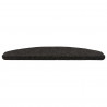 Samoprzylepne maty na schody 15 pcs Czarny 80 x 28 x 3,5 cm