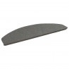 Samoprzylepne maty na schody 15 pcs Szary 80 x 28 x 3,5 cm