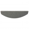 Samoprzylepne maty na schody 15 pcs Szary 80 x 28 x 3,5 cm