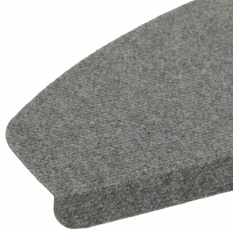 Samoprzylepne maty na schody 15 pcs Szary 80 x 28 x 3,5 cm