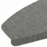 Samoprzylepne maty na schody 15 pcs Szary 80 x 28 x 3,5 cm