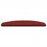 Samoprzylepne maty na schody 15 pcs czerwony 80 x 28 x 3,5 cm