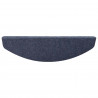 Samoprzylepne maty na schody 15 pcs niebieski 80 x 28 x 3,5 cm