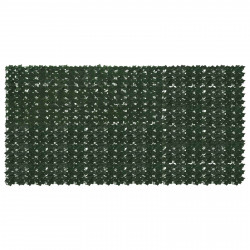 Parawan balkonowy z liśćmi Ciemnozielony 300 x 150 cm