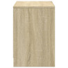 Szafka pod TV z LED, dąb sonoma, 100x34x50 cm