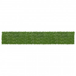 Parawan balkonowy z liśćmi Zielony i Żółty 600 x 100 cm
