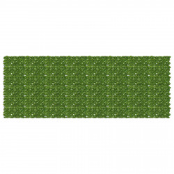 Parawan balkonowy z liśćmi Zielony i Żółty 400 x 150 cm