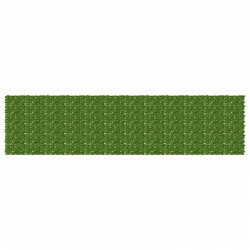 Parawan balkonowy z liśćmi Zielony i Żółty 600 x 150 cm