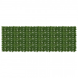 Parawan balkonowy z liśćmi zielony 300 x 100 cm