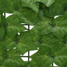 Parawan balkonowy z liśćmi zielony 300 x 100 cm