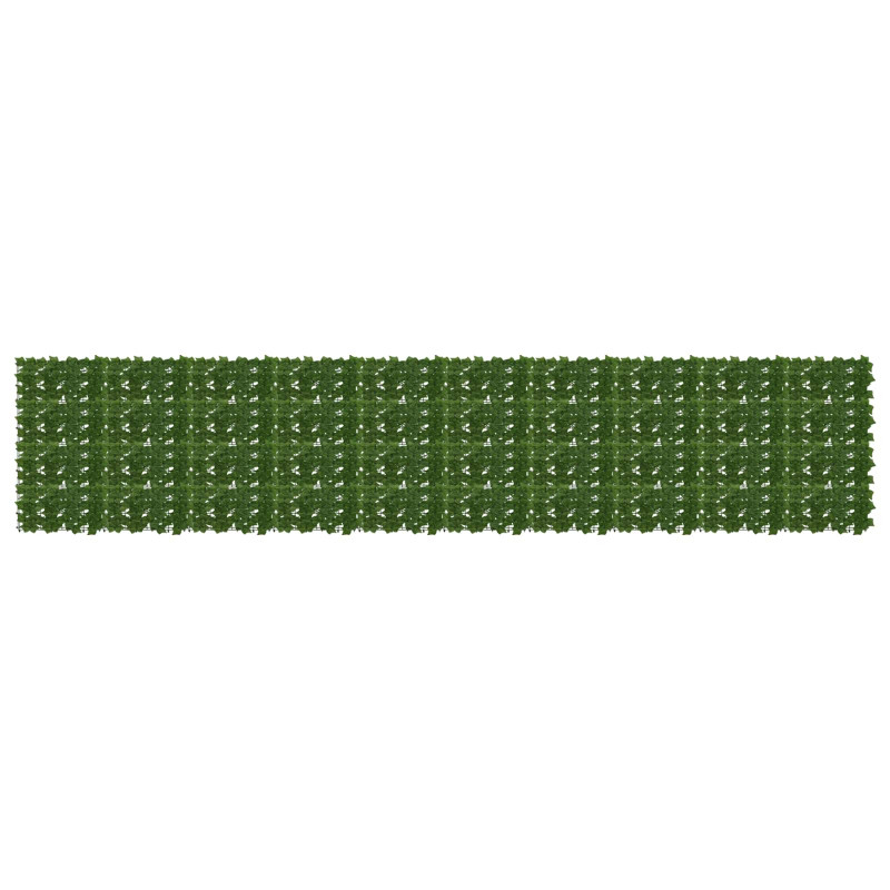 Parawan balkonowy z liśćmi zielony 500 x 100 cm