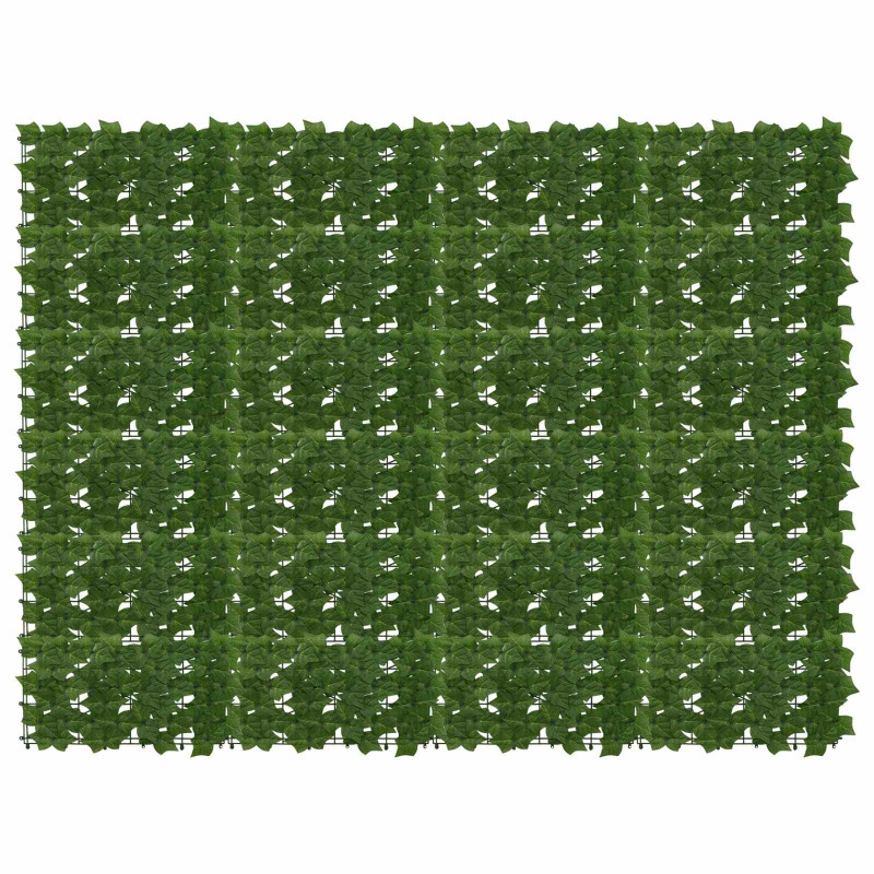 Parawan balkonowy z liśćmi zielony 200 x 150 cm