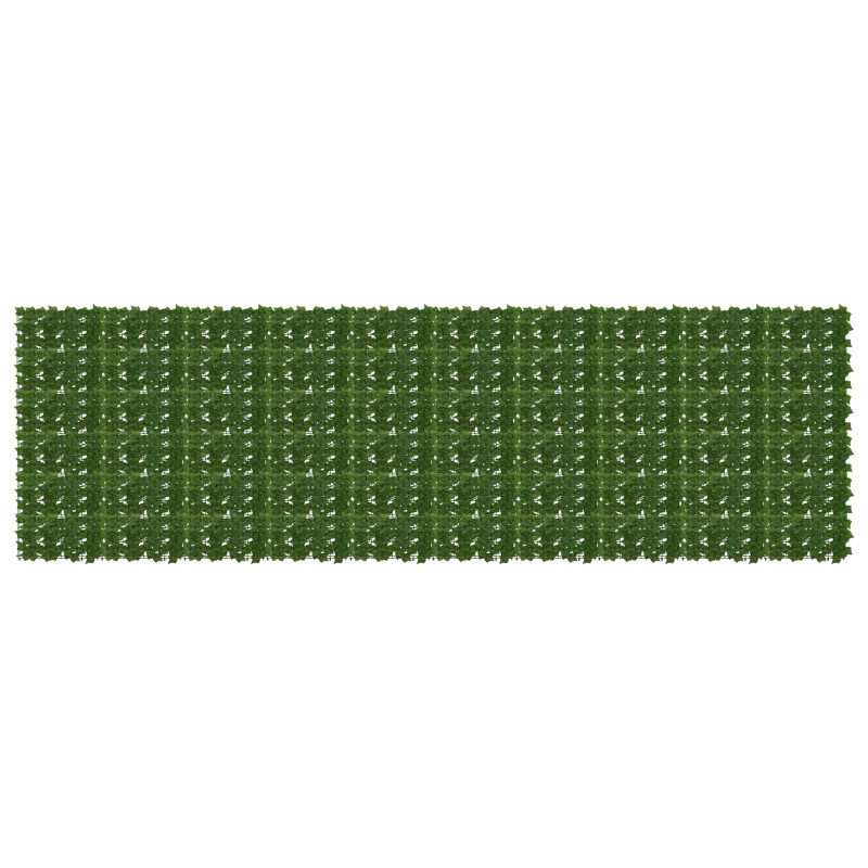 Parawan balkonowy z liśćmi zielony 500 x 150 cm