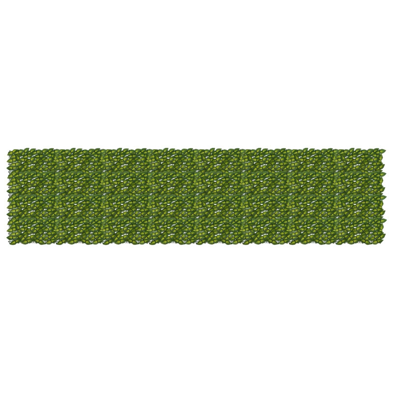 Parawan balkonowy z liśćmi Zielony i Żółty 400 x 100 cm