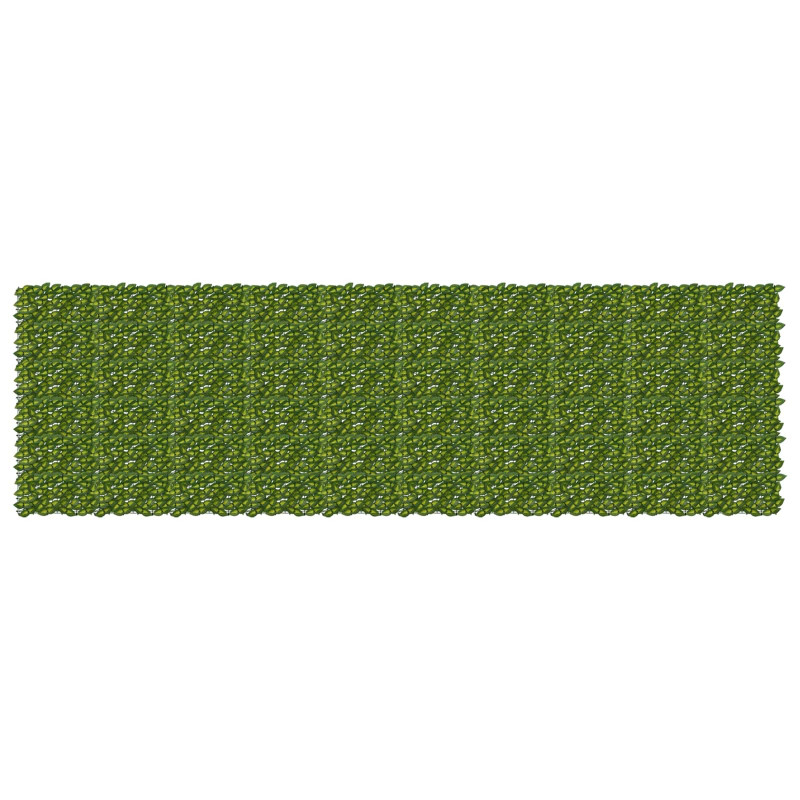 Parawan balkonowy z liśćmi Zielony i Żółty 500 x 150 cm