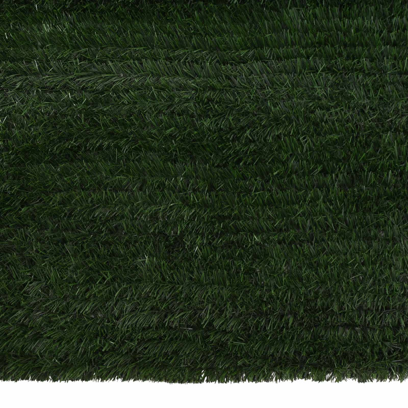 Sztuczne Ogrodzenie Ciemnozielony 1,5 x 4 m PVC i stal