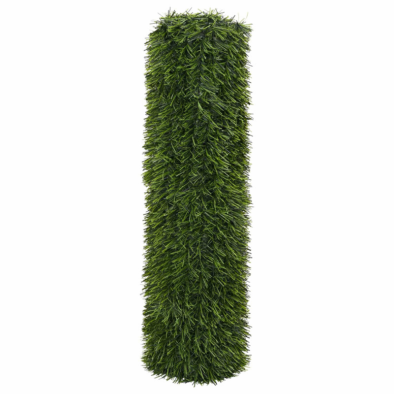 Sztuczne Ogrodzenie Jasnozielony 1 x 10 m PVC i stal