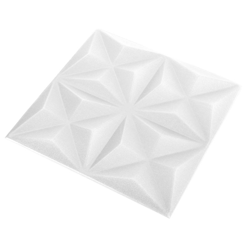Panele ścienne 24 pcs Białe origami 50 x 50 cm Pianka XPS
