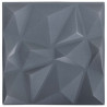 Panele ścienne 24 pcs Szary diamentowy 50 x 50 cm Pianka XPS
