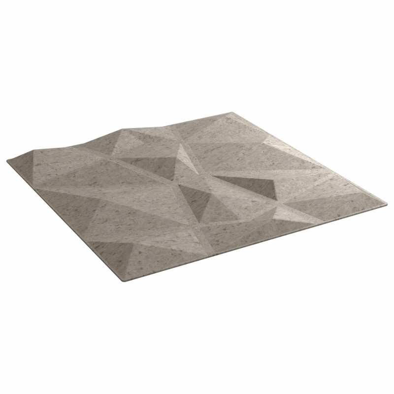 Panele ścienne 24 pcs Betonowy szary 50 x 50 cm Pianka XPS