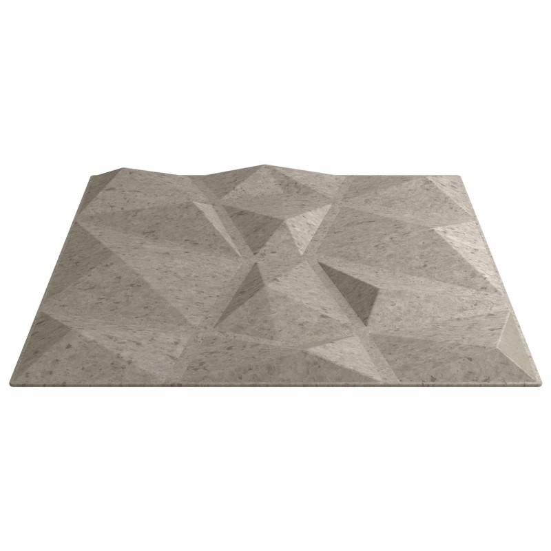 Panele ścienne 24 pcs Betonowy szary 50 x 50 cm Pianka XPS