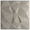 Panele ścienne 24 pcs Betonowy szary 50 x 50 cm Pianka XPS
