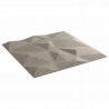 Panele ścienne 48 pcs Betonowy szary 50 x 50 cm Pianka XPS
