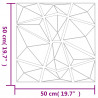 Panele ścienne 48 pcs Betonowy szary 50 x 50 cm Pianka XPS